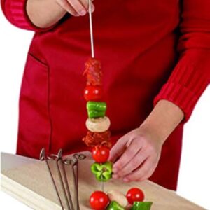 Stainless Steel Skewer Set 6pc 30cm