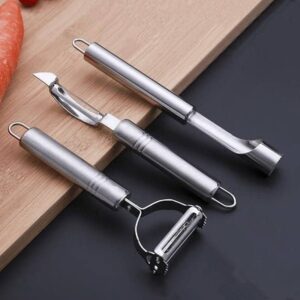 Steel Y-Peeler and Corer Set