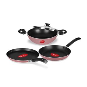Pigeon Non-Stick Kadai Set 3pc 20 24 28cm