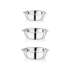 Stainless Steel Nested Mixing Bowl Set 3pc