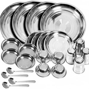 Classic Stainless 30-Piece Family Dinner Set
