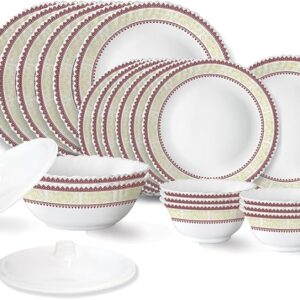Larah by Borosil Gaia Opalware Set