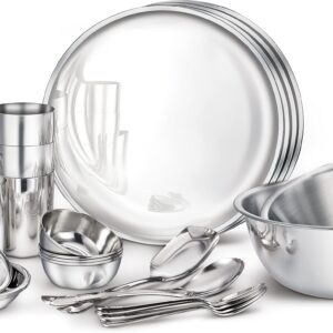 Prestige Stainless 24-Piece Dinner Set