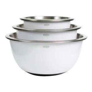 OXO Good Grips 3-Piece Stainless Mixing Bowl