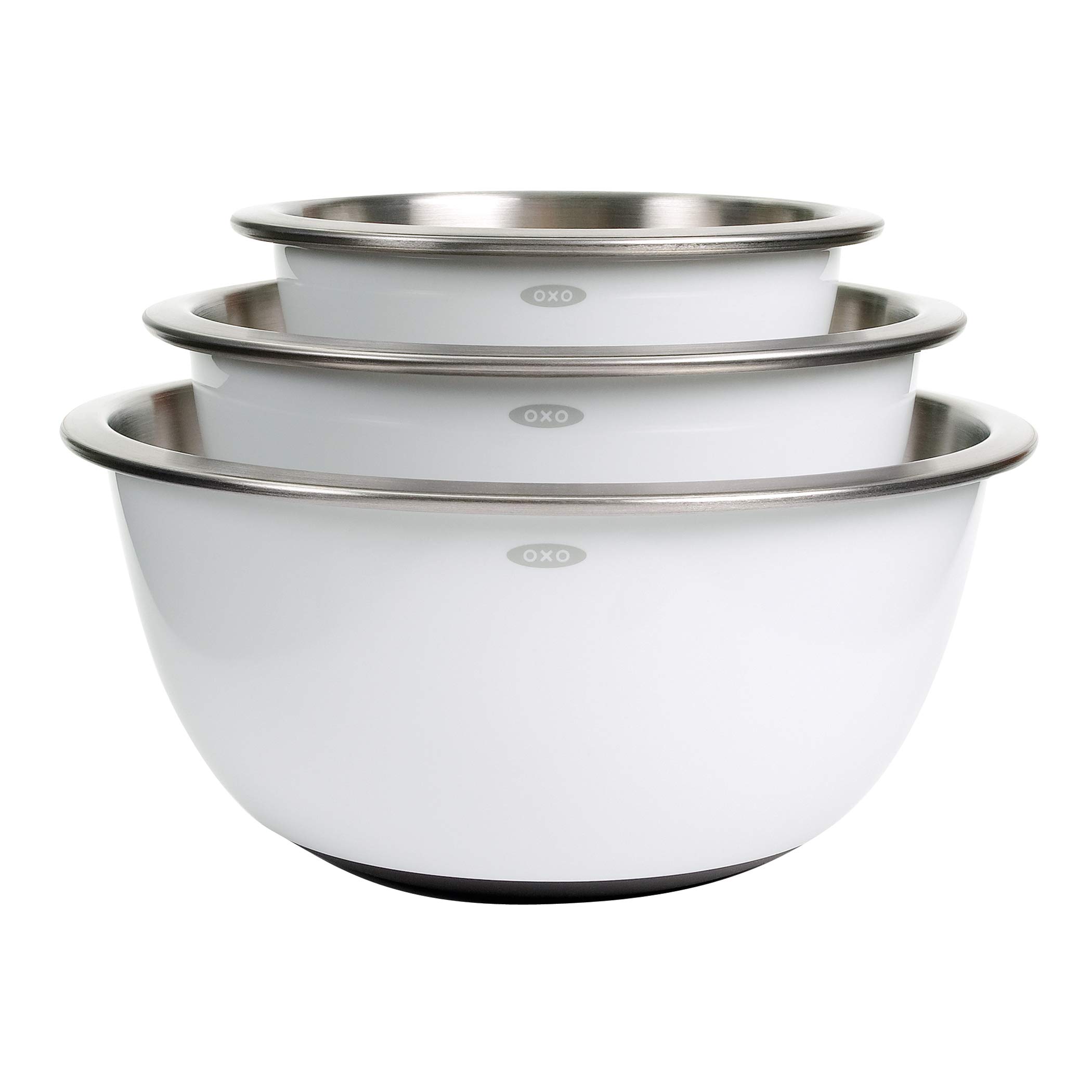 OXO Good Grips 3-Piece Stainless Mixing Bowl