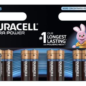 Duracell Ultra AA Alkaline Batteries 8pc