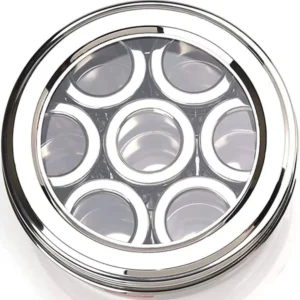 Stainless Steel Spice Box Masala Dabba 7 Compartments