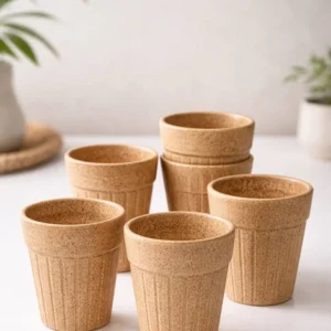 Ceramic Kulhad Tea Cup Set 150ml x6