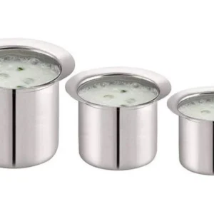 Stainless Steel Milk Pan Set 3pc 500ml 750ml 1L