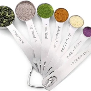 Stainless Steel Measuring Spoon Set 7pc