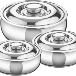 Signoraware Jumbo Stainless Insulated Casserole 3pc